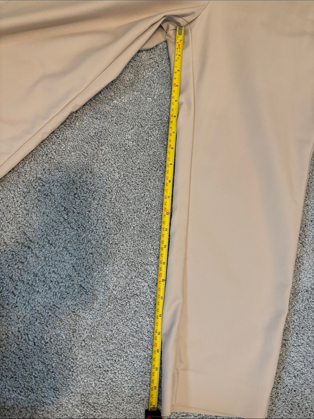 White House Black Market Perfect Form Straight Crop Pants - Beige - Size 10 - Picture 8 of 8